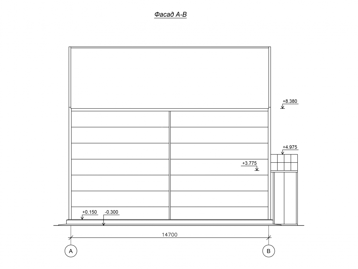 3D визуализация Школа искусств из сэндвич-панелей - фото 8