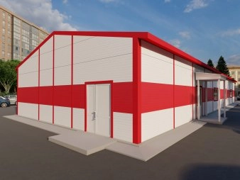 Магазин из сэндвич-панелей